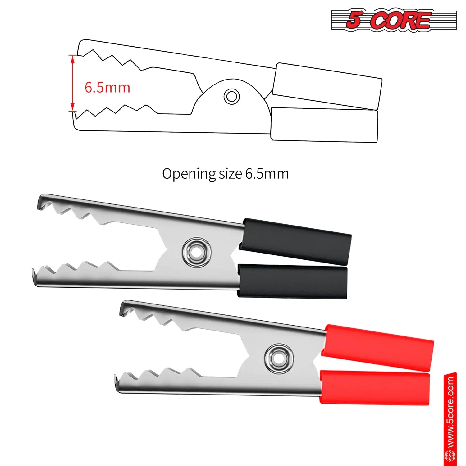 Metal Battery Jumper Clamps