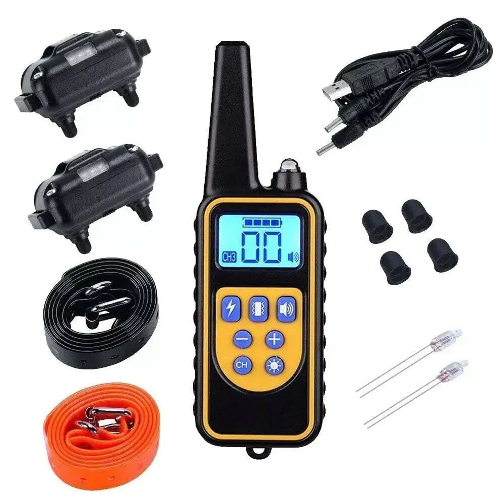 3000 FT Dog Training US Collar with Rechargeable Remote