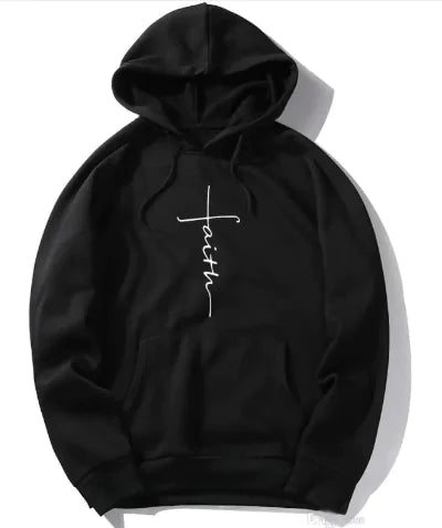 Faith Printed Hoodie Frugal Finds Galore