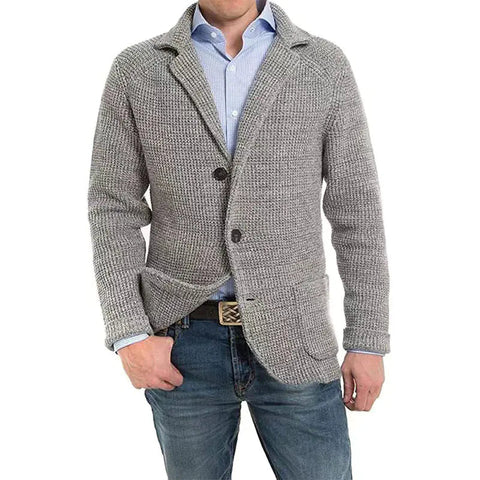 Men's Casual Knitted Cardigan Sweater Frugal Finds Galore