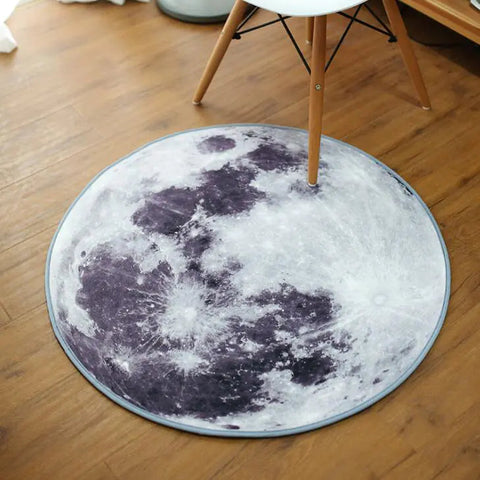 Creative Moon Earth Round Rug Frugal Finds Galore