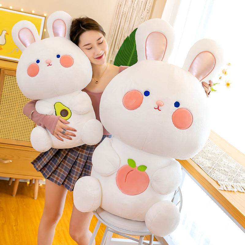 Cartoon Fruit Dumb Rabbit Plush Toy Doll