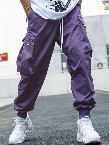 Oversized Cargo Multi-pocket Men's Casual Pants Frugal Finds Galore