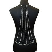 Pearl Body Chain with Back Chain Frugal Finds Galore