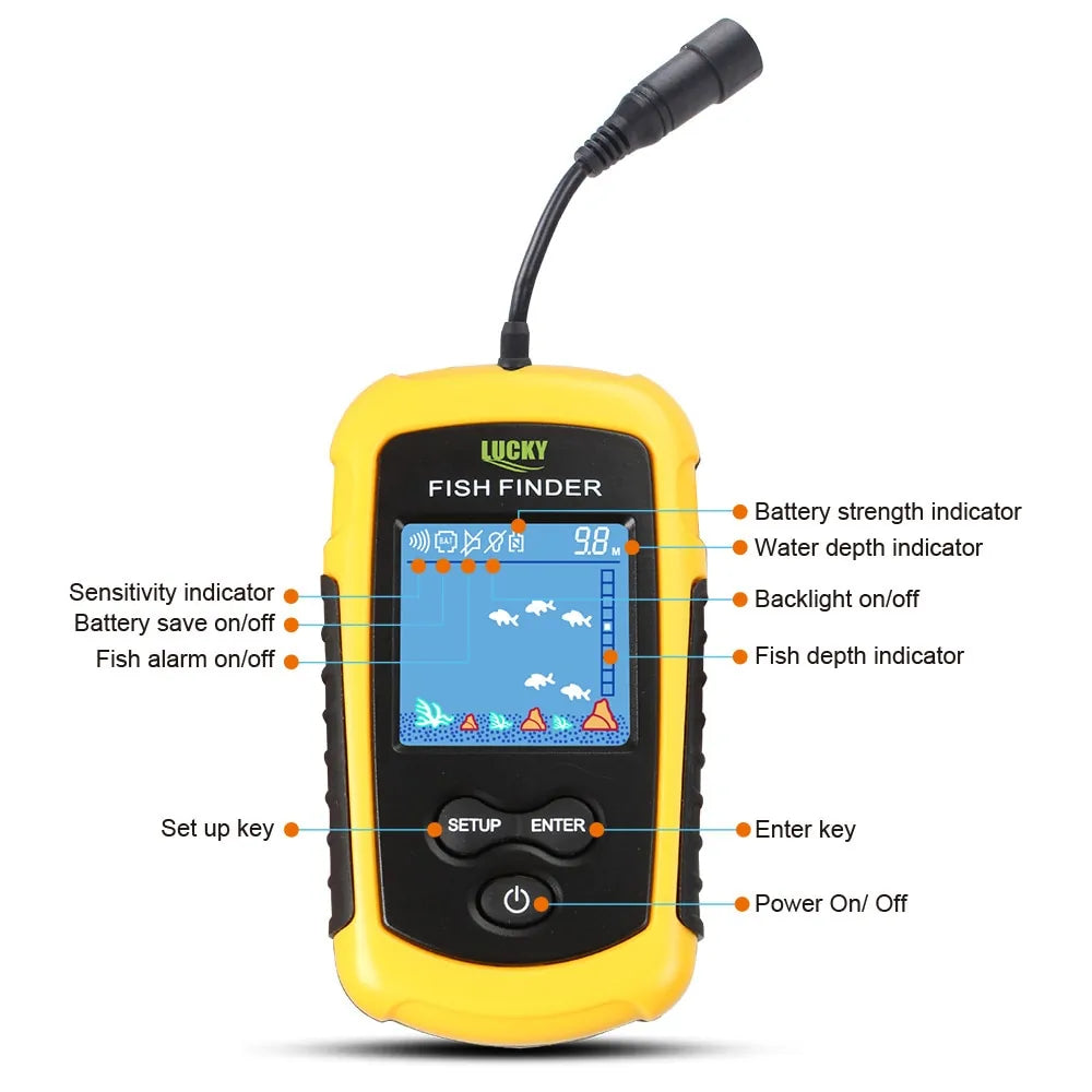 Portable Sonar Fish Finder 100M