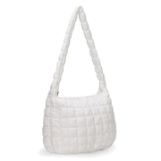 Quilted Tote Bag Zip Closure Frugal Finds Galore