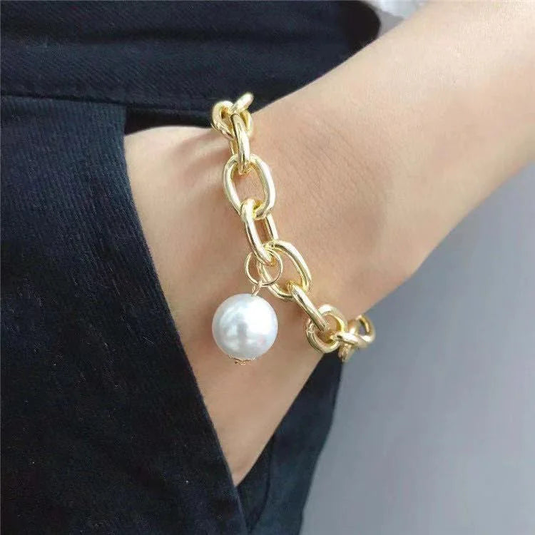 Glossy Chain Bracelet Set