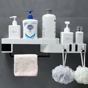 Punch-Free Corner Shower Caddy for Toiletries Storage Frugal Finds Galore