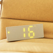 Fresh White Surface Simple Style Student Alarm Clock Frugal Finds Galore