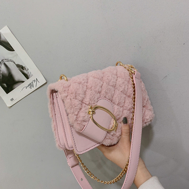 Soft Plush Ladies Designer Handbag