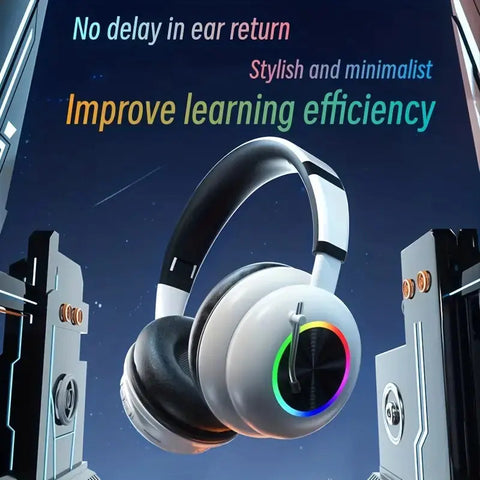 Kids Wireless Earphones with RGB Lighting & Microphone Frugal Finds Galore