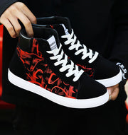 Spring high top shoes Korean Edition men''s shoes Frugal Finds Galore