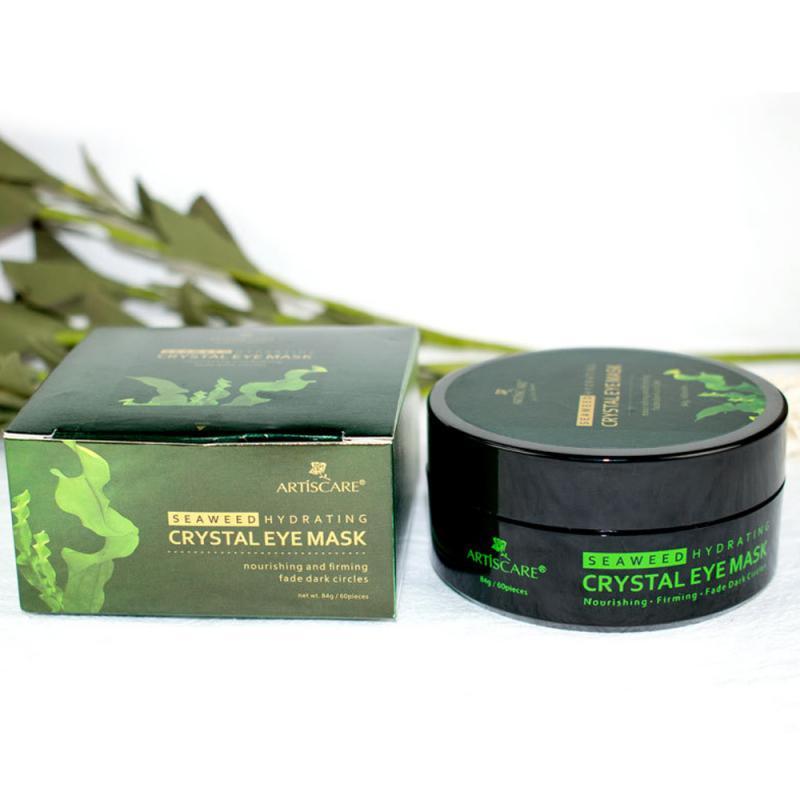 Green seaweed eye mask