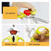 Multifunctional 10-in-1 Detachable Stainless Steel Scissors Frugal Finds Galore