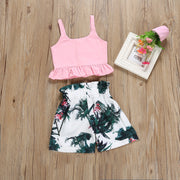 Maple flamingo print ruffled children's clothing Frugal Finds Galore