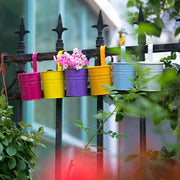 Hanging Flower Pots Garden Pots and Planters Hanger Outdoor Holder Basket for Wall Decoration Garden Frugal Finds Galore