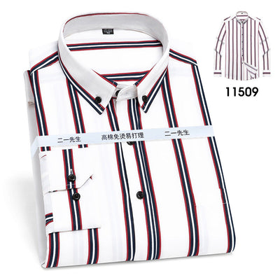 Vertical Stripes Business Casual Shirt Men Frugal Finds Galore