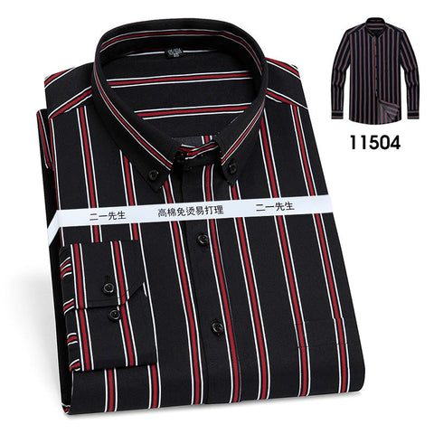 Vertical Stripes Business Casual Shirt Men Frugal Finds Galore