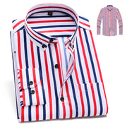 Vertical Stripes Business Casual Shirt Men Frugal Finds Galore