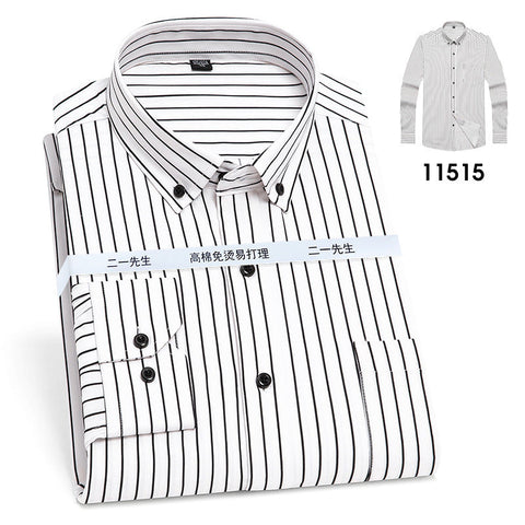 Vertical Stripes Business Casual Shirt Men Frugal Finds Galore