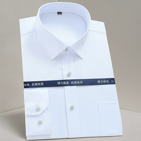 Vertical Stripes Business Casual Shirt Men Frugal Finds Galore