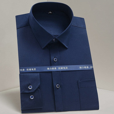 Vertical Stripes Business Casual Shirt Men Frugal Finds Galore