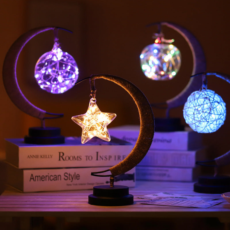 LED Light Wrought Iron Ornament