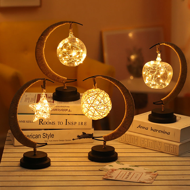 LED Light Wrought Iron Ornament