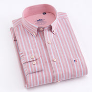 Long-sleeved Business Casual Non-iron Professional Plaid Shirt Frugal Finds Galore