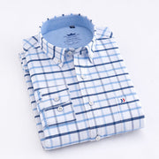 Long-sleeved Business Casual Non-iron Professional Plaid Shirt Frugal Finds Galore