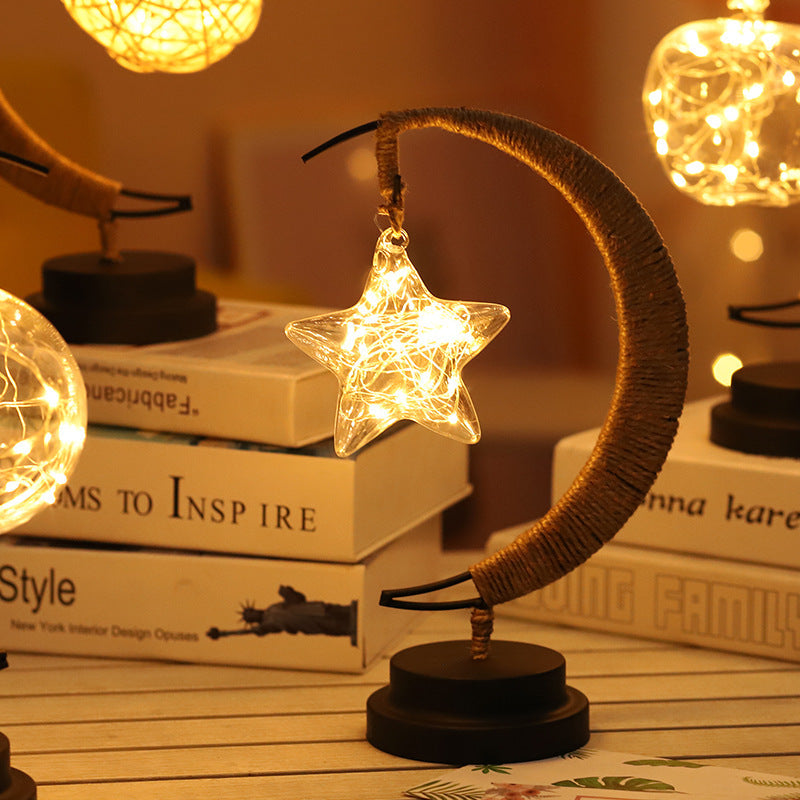 LED Light Wrought Iron Ornament
