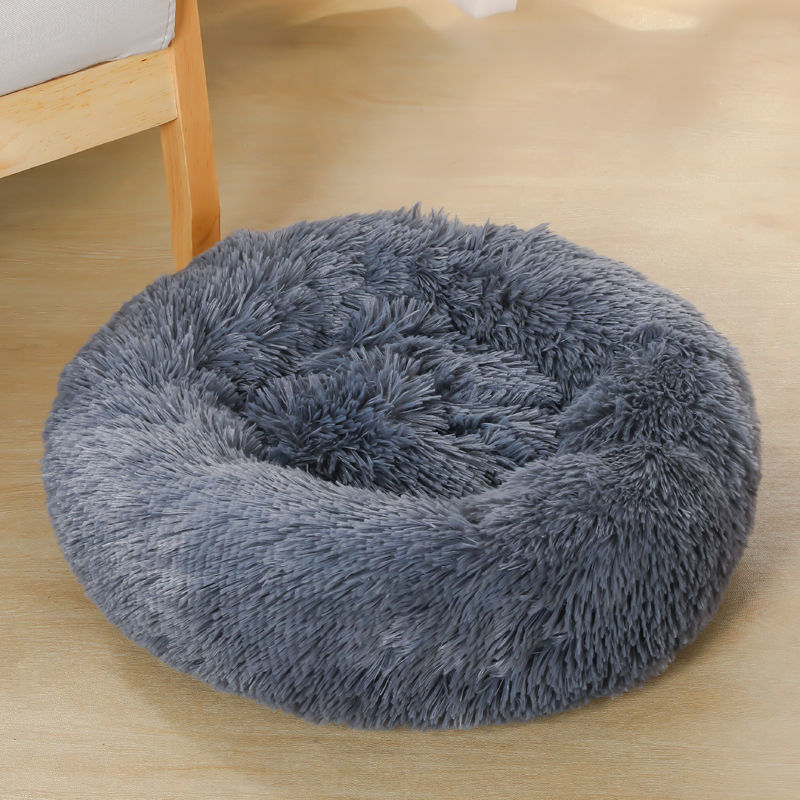 Warm Semi-enclosed Cat Bed Deep Sleep Nest
