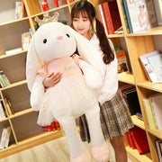 Super Cute Rabbit Plush Toy Queen Size Bed Sleeping Pillow Cute Princess Rabbit Frugal Finds Galore