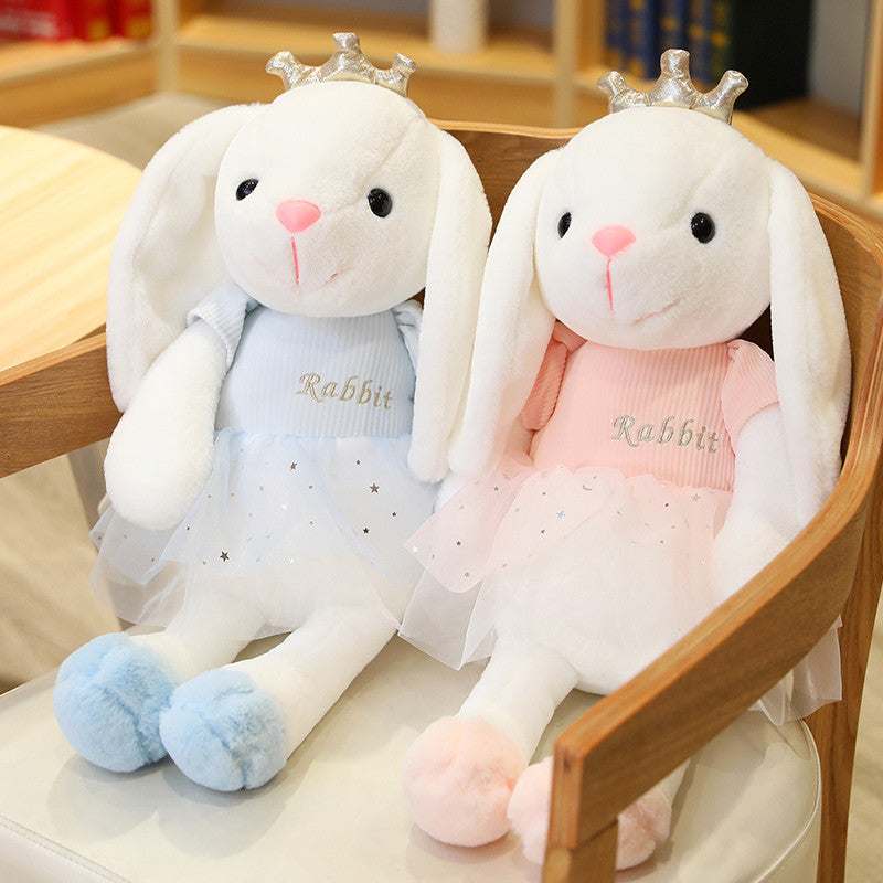 Super Cute Rabbit Plush Toy Queen Size Bed Sleeping Pillow Cute Princess Rabbit