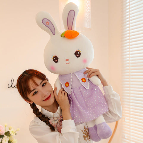Sweetheart Rabbit Plush Toy Throw Pillow Frugal Finds Galore