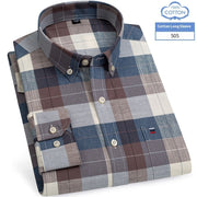Men's Long-sleeved Cotton Shirt Business Casual Slim-fitting Shirt Frugal Finds Galore