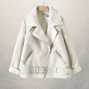Women's motorcycle jacket leather jacket Frugal Finds Galore