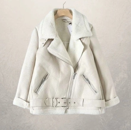 Women's motorcycle jacket leather jacket Frugal Finds Galore
