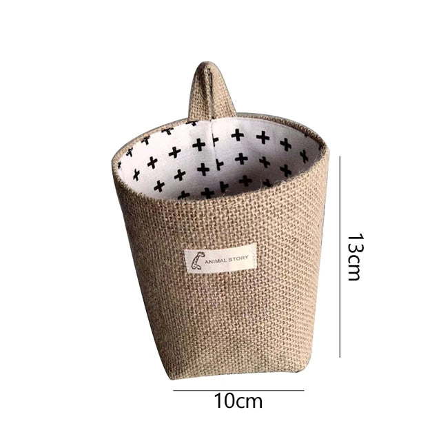 Cotton Linen Storage Basket