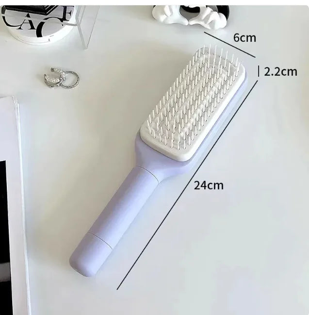 4 In 1 Self Cleaning Hairbrush