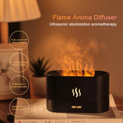 USB Flame Essential Oil Diffuser 180ML Ultrasonic Aroma Humidifier Frugal Finds Galore