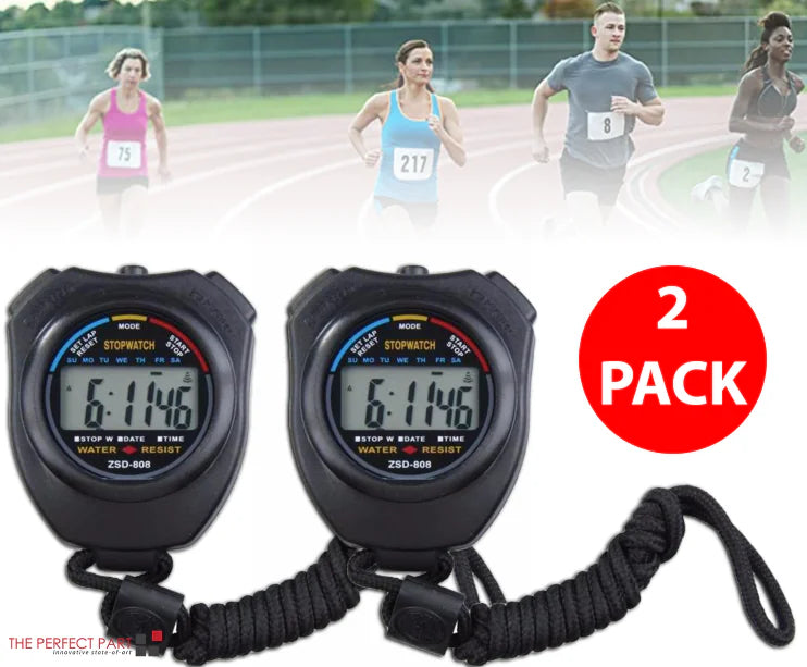 2PCS SET Digital Stopwatch