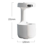 Anti-Gravity Humidifier with Clock & Aroma Diffuser Frugal Finds Galore