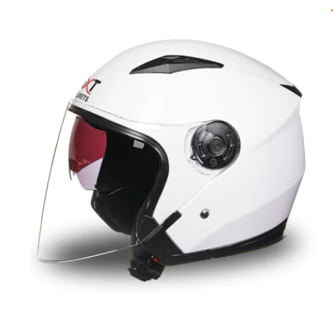 Men's and Women's Motorcycle Half-Face Helmet with UV Protection Frugal Finds Galore