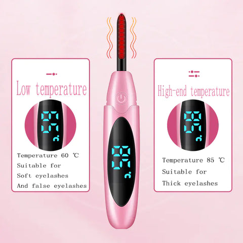 Electric Eyelash Curler with USB Charging Beauty Tool Frugal Finds Galore