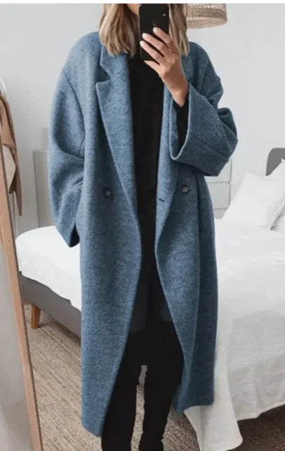 Women's Woolen Trench Coat Coat