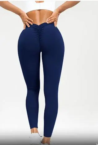 Pantalones de yoga de cintura alta para mujer: realce y ajuste elástico