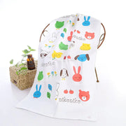 Double-layer Cartoon Print Baby Bath Towel Frugal Finds Galore