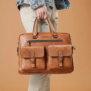 Men's Horizontal One-Shoulder Diagonal Computer Handbag Frugal Finds Galore