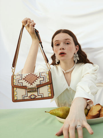 Niche Design New Trendy Leather Chain Messenger Bag Frugal Finds Galore